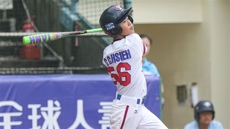 U12台灣小將謝承濬。（圖／棒協提供）