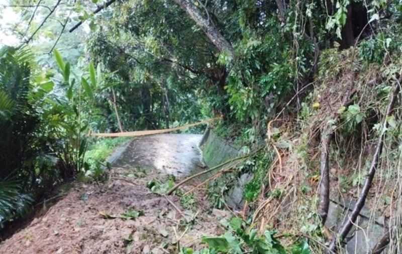 台中市熱門登山景點「大坑14條步道」災情嚴重，台中市政府風景區管理所已緊急宣布全線封閉。（圖／翻攝畫面）