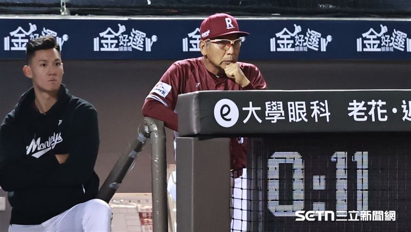 樂天桃猿總教練古久保健二。（圖／記者劉彥池攝影）