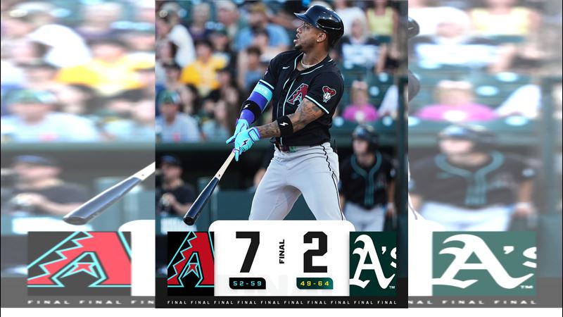 響尾蛇靠單場3支陽春砲終止近期6連敗。(圖/翻攝自MLB X)
