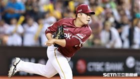 ▲中職36年例行賽，樂天桃猿中繼投手王志煊。（圖／記者劉彥池攝影）