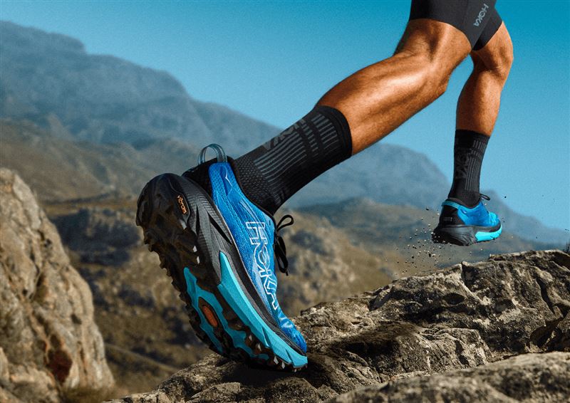 Rocker Integrity技術、Vibram&reg; Megagrip 黃金大底，增強腳步回彈感仍穩定抓地。（圖／品牌業者提供）