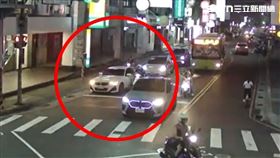 侯沁潔,新北,新北市,新莊區,員警,藝人,轎車,綠燈,BMW,妨害公務罪▲圖片描述。▲圖片描述。（圖／翻攝畫面） 