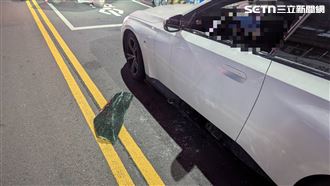 曾控20警毆斷3牙！女藝人拒檢BMW車窗碎地