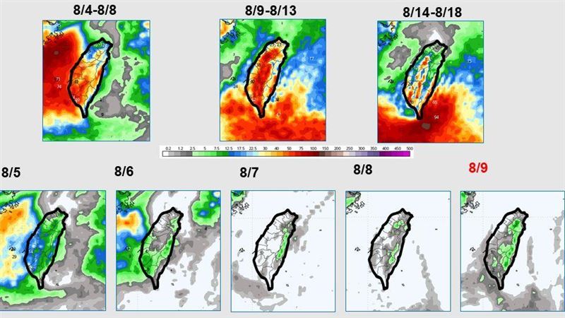 把握好天氣!下週有雨「半個台灣一片紅」