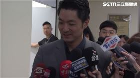 ▲蔣萬安被問到大寶個資恐遭到外洩，並未正面回應。（圖／翻攝畫面）