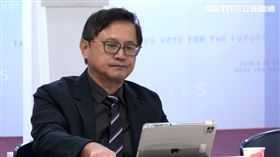 ▲童子賢上午出席民眾黨召開的核三延役公投正聲亮「同意，更好的台灣」記者會。（圖／翻攝畫面）