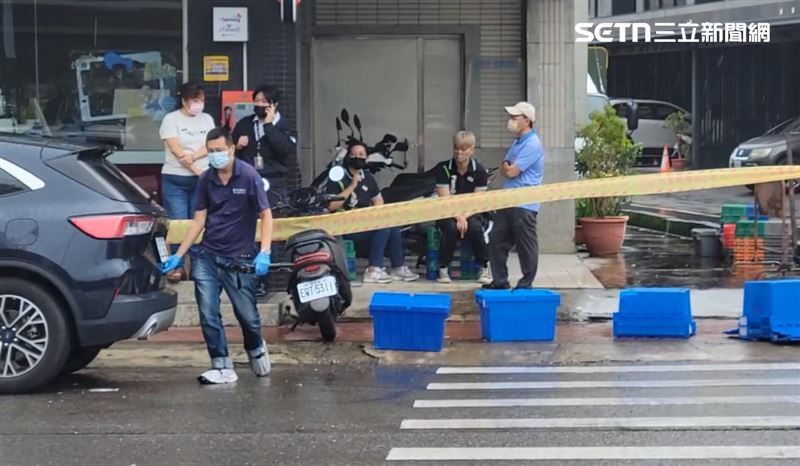 豐原警分局立即成立專案小組,調閱周邊監視器影像,鎖定特定對象展開追查,據了解目前已有一名兇嫌投案, (圖/翻攝畫面)