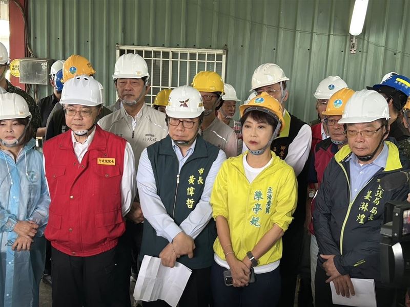 民進黨立委陳亭妃今(4)天呼籲,行政院風災特別條例提高淹水補助金額到3萬。(圖/翻攝自陳亭妃臉書)