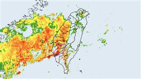 新／3縣市大雷雨轟1小時　大台北熱飆38度（圖／氣象署）