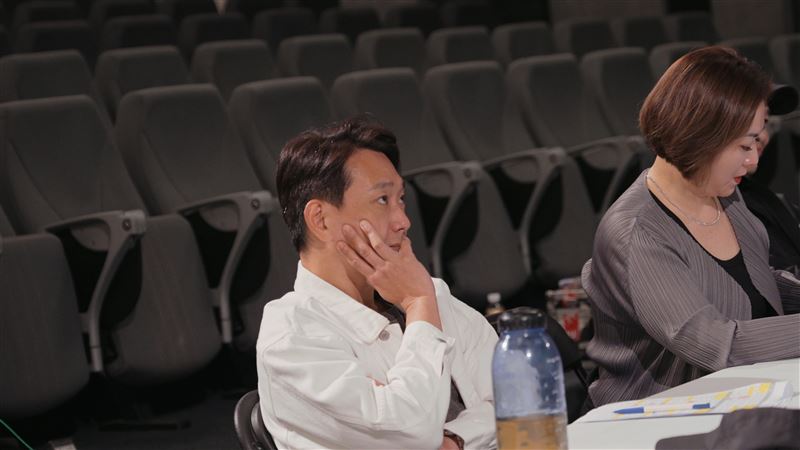 陳家逵欣賞年紀稍長還願意重新出發的參選者。（圖／三立提供）