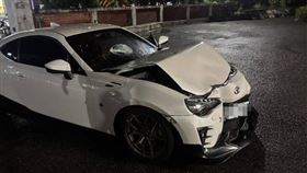 行車糾紛,超車,攔車,球棒,砸車,追撞,彰化（圖／翻攝畫面）