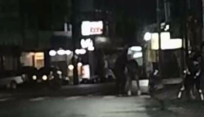 行車糾紛遭攔車，張男下車理論時遭林男痛毆。（圖／翻攝自彰化踢爆網）
