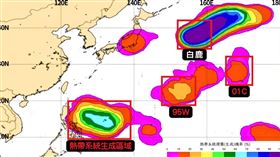 中南部強降雨再1天！週三太平洋高壓「好天氣回歸」　本週恐有熱帶擾動（圖／翻攝自觀氣象看天氣臉書）