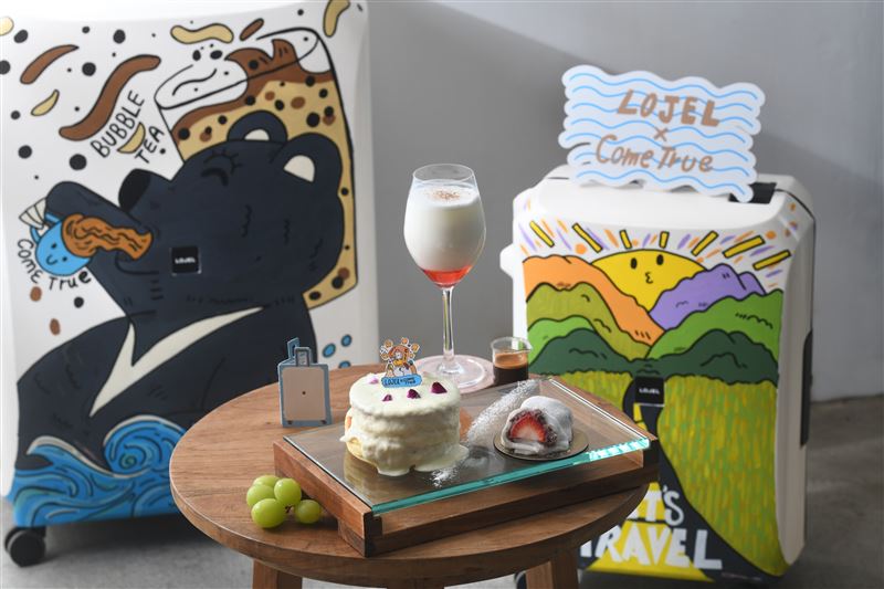 LOJEL x成真咖啡 Come True Coffee x 插畫家 Oliver強強聯名打造跑咖盛宴。(圖/品牌業者提供)