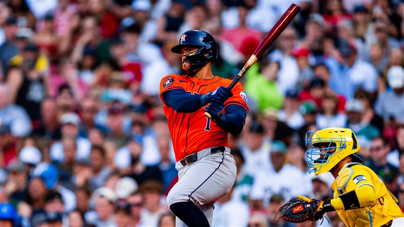 柯瑞亞（Carlos Correa）4日敲出回歸太空人首轟。（圖／翻攝自太空人 X）