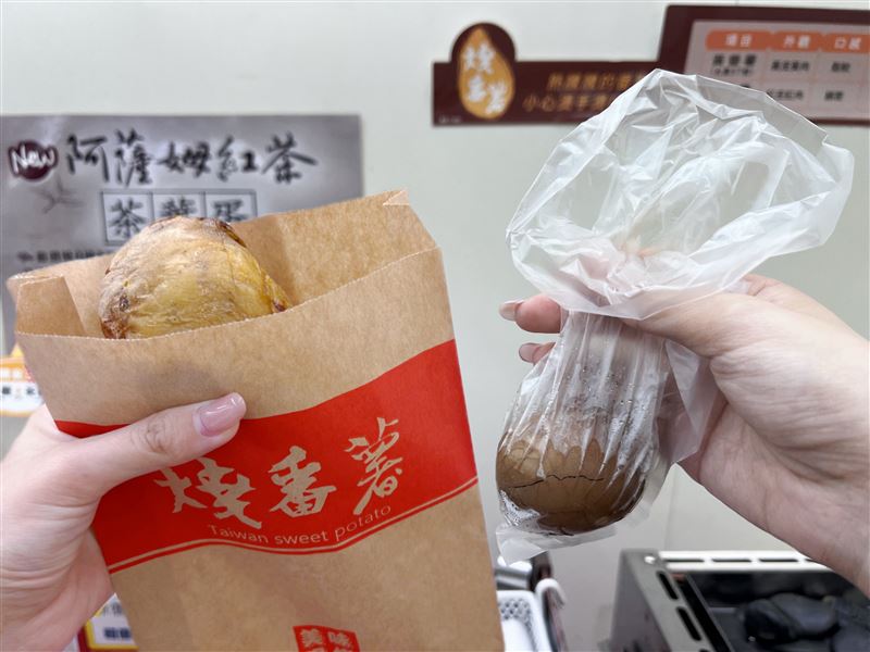 OKmart燒番薯茶葉蛋合購。（圖／超商業者提供）