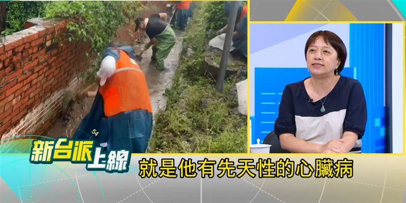 資深媒體人邱明玉（右）曝何博文為何「臉色忽白忽黑」，網友心疼。（圖／翻攝自新台派上線）