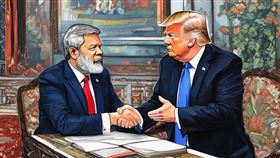 美國,巴西。（圖／AI生成）