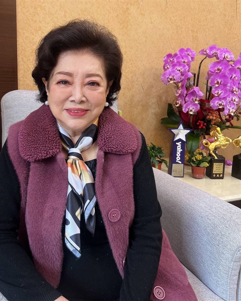 陳淑芳今年2月才與姚小章見面。（圖／翻攝自陳淑芳臉書）