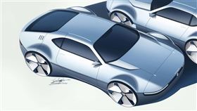 ▲福斯純電跑車設計圖。（翻攝Volkswagen網站）