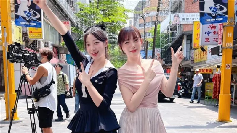 &nbsp;禹洙漢（左起）、河智媛的老闆詹智能昨埋伏遭刺殺身亡。（圖／翻攝自河智媛 IG）