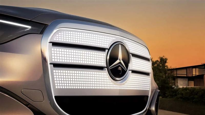 全新設計的數位格柵。(翻攝Mercedes-Benz網站)