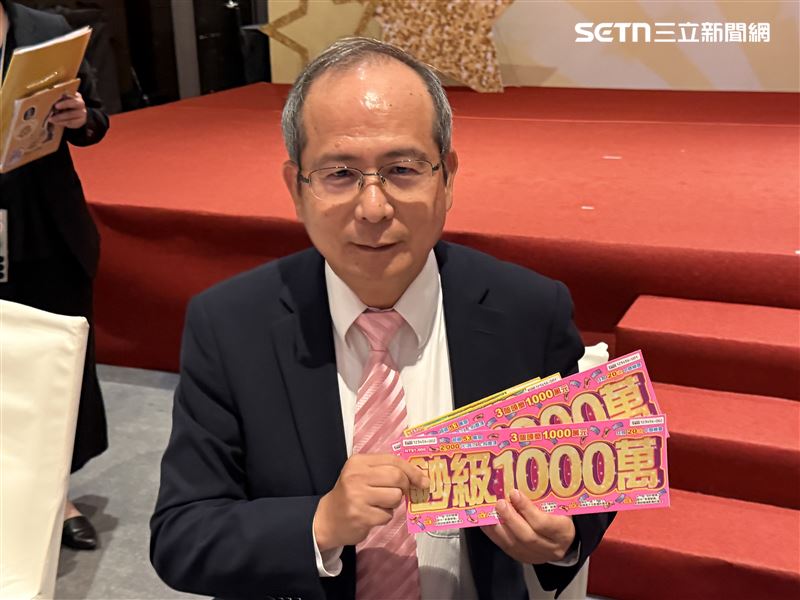 謝志宏分享中獎人故事。（圖／記者李育道攝影）
