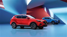 ▲MG ZS心動版「魔荔紅」。（MG提供）