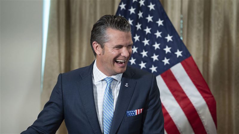 圖為國防部部長赫格塞斯(Peter Hegseth)。(圖/美聯社/達志影像)