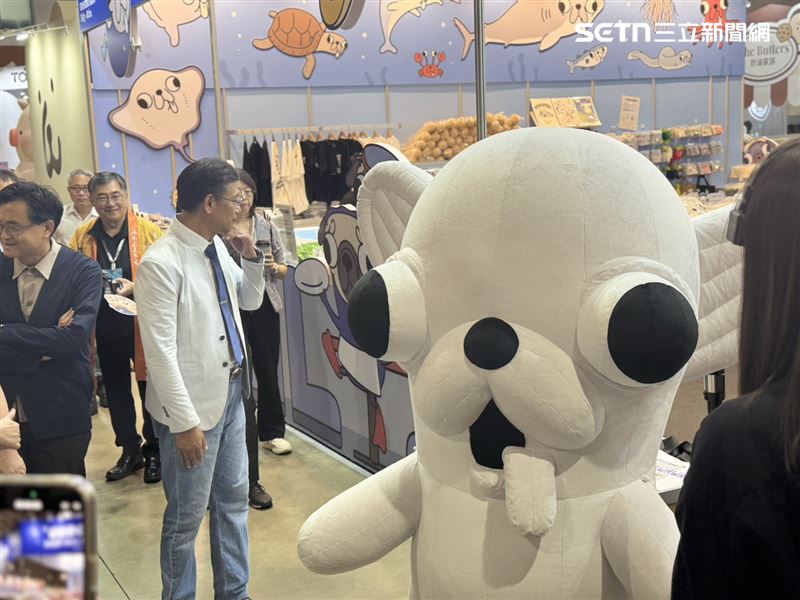 IP品牌商展熱門攤位「變種吉娃娃」。(圖/記者柯美儀攝影)