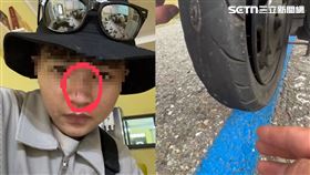 澎湖縣,馬公市,業者,遊客,鋼絲,機車,輪胎,安全線,女遊客▲圖片描述。（圖／讀者提供） 