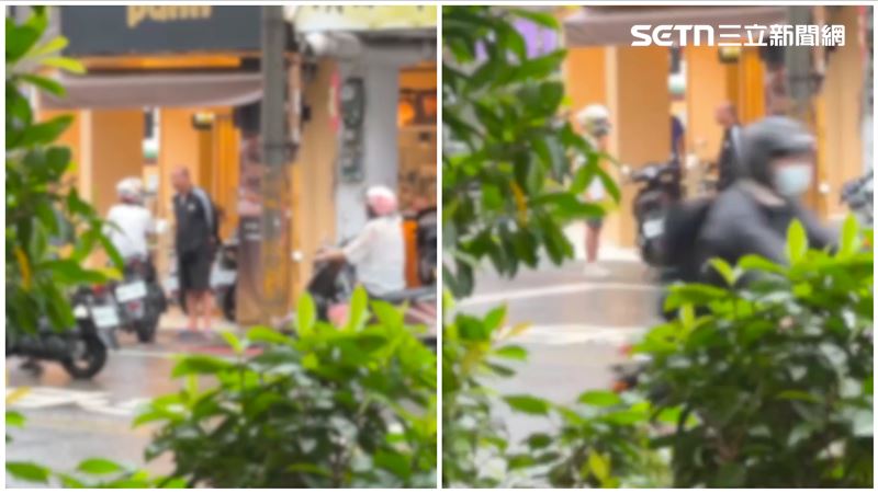 蔡男在情緒失控前畫面曝光。（圖／民眾提供）