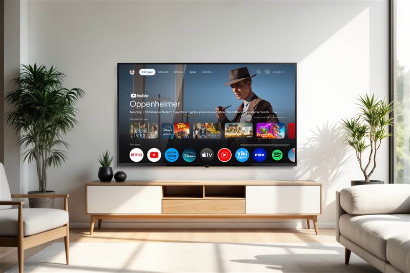 CHIMEI 奇美家電全新G3系列Google TV顯示器搭載Google TV 5.0 與 Dolby VisionTM Dolby Atmos,支援Hey Google 聲控管家、無線鏡射。(圖/品牌業者提供)