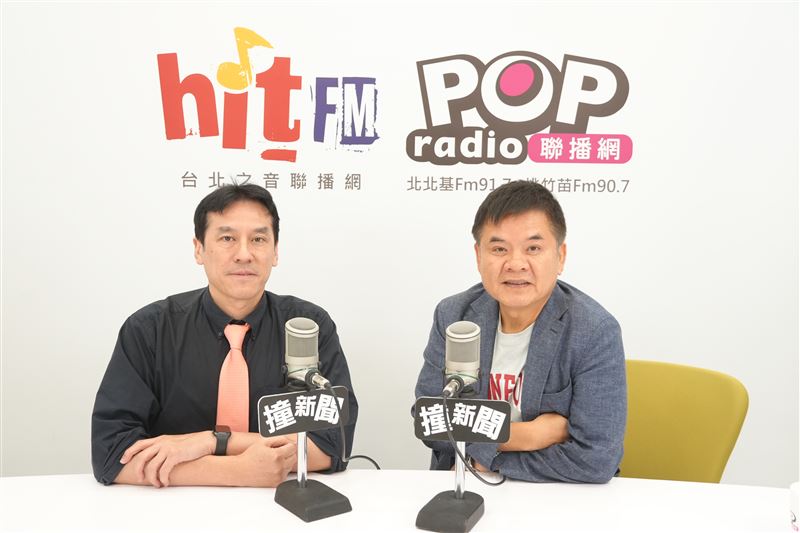 民進黨立委莊瑞雄接受廣播節目主持人黃暐瀚訪問。(圖/《POP撞新聞》提供)