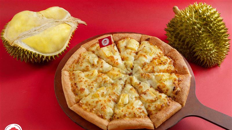 必勝客「黃金榴槤比薩」限時3週嘗鮮