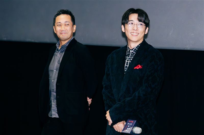 導演渡邊一貴與高橋一生都被台灣觀眾的熱情打動,高橋更以台語向全場告白:「一生Jo愛你!」(圖/原創娛樂提供)