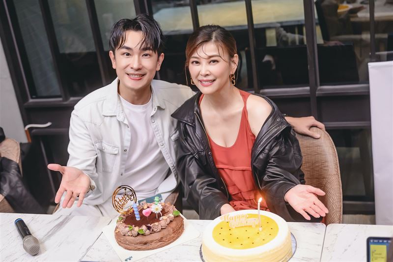 因拍戲結緣的陳謙文與方馨，私下如同姐弟般的好交情。（圖／葡萄長文創工作室提供）