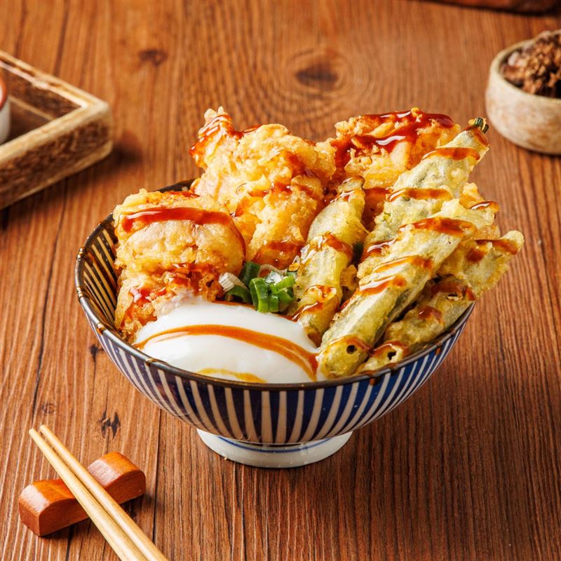 丸亀製麵父親節點天丼送湯烏龍。（圖／丸亀製麵 提供）