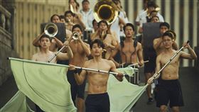 《進行曲》主演馬志翔、牧森、劉育仁、余杰恩、賴宥成等人出席映後。（圖／未來進行曲提供）