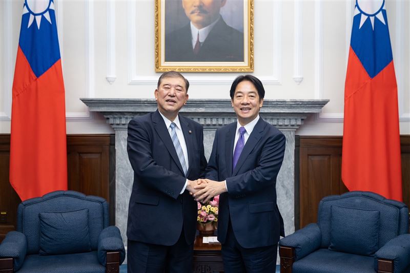 總統賴清德2024年8月曾與率團訪台的石破茂會面。(圖/總統府提供)
