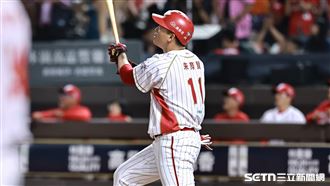 差三壘安打完全打擊　朱育賢笑說有注意到