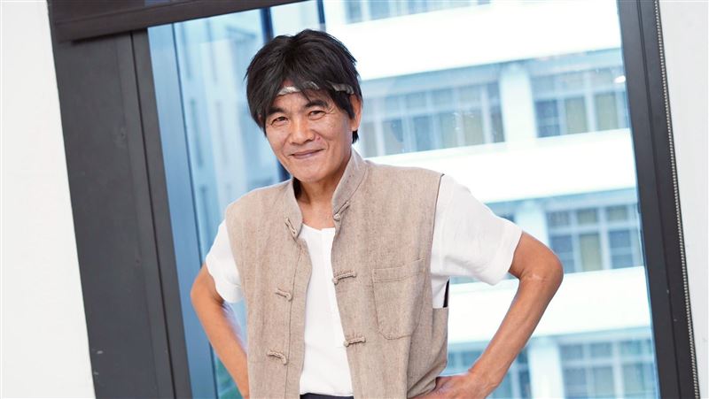 王豪明顯暴瘦。(圖/記者趙于瑩、鄭孟晃攝影)