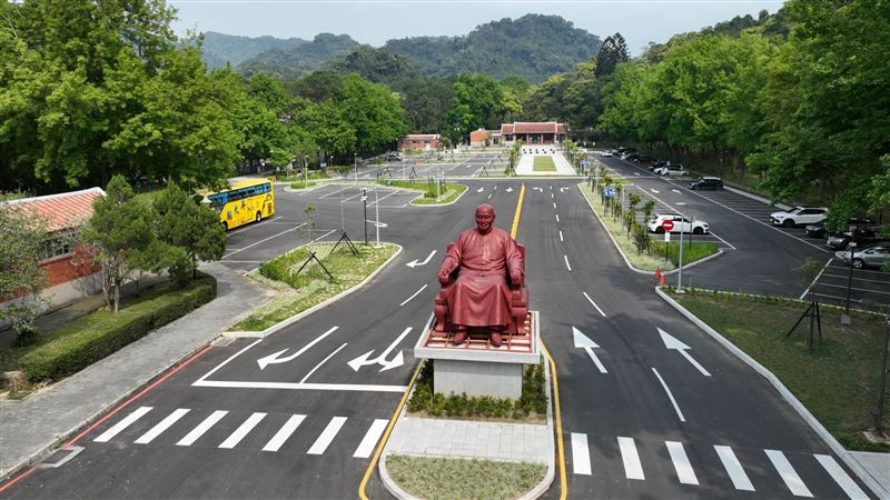 桃園市政府風景區管理處澄清慈湖被拆謠言。(圖/翻攝桃市風管處臉書)