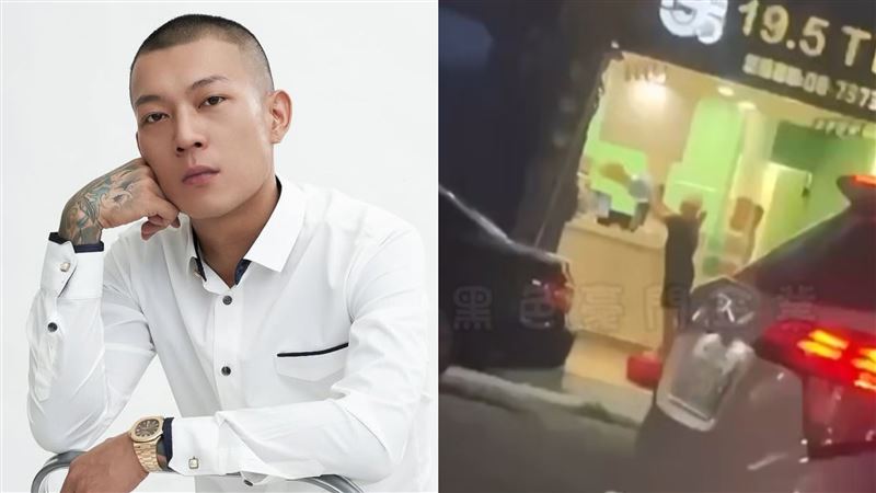 鳳梨南北兩地飲料店遭人潑屎、泥水,警告意味濃厚。(圖/翻攝自鳳梨IG、黑色豪門企業)