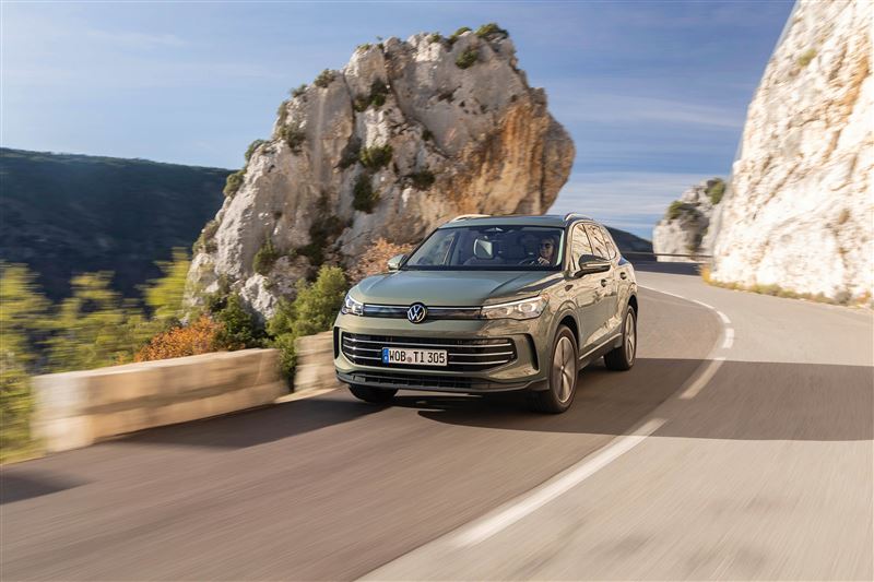 新一代Tiguan融合德系美學與0.28Cd低風阻車體。(Volkswagen提供)