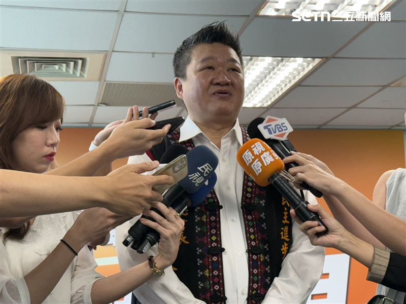 民進黨代理秘書長何博文。(圖/記者劉秀敏攝影)