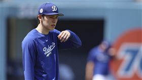 ▲佐佐木朗希開始實戰投打。（圖／美聯社／達志影像）