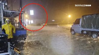 那瑪夏部落泥流狂瀉毀道路　驚險畫面曝光