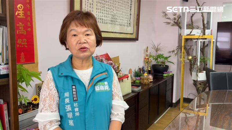 嘉義縣政府社會局長張翠瑤表示,目前3名幼子暫由親屬照顧。(圖/記者廖國雄攝影)